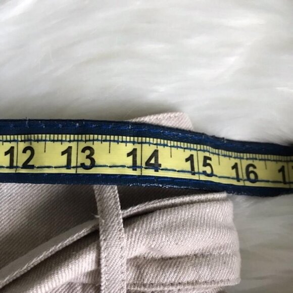 Banana Republic Linen Mini Above Knee Belted Lined Skirt Tan Beige Small - Picture 7 of 8